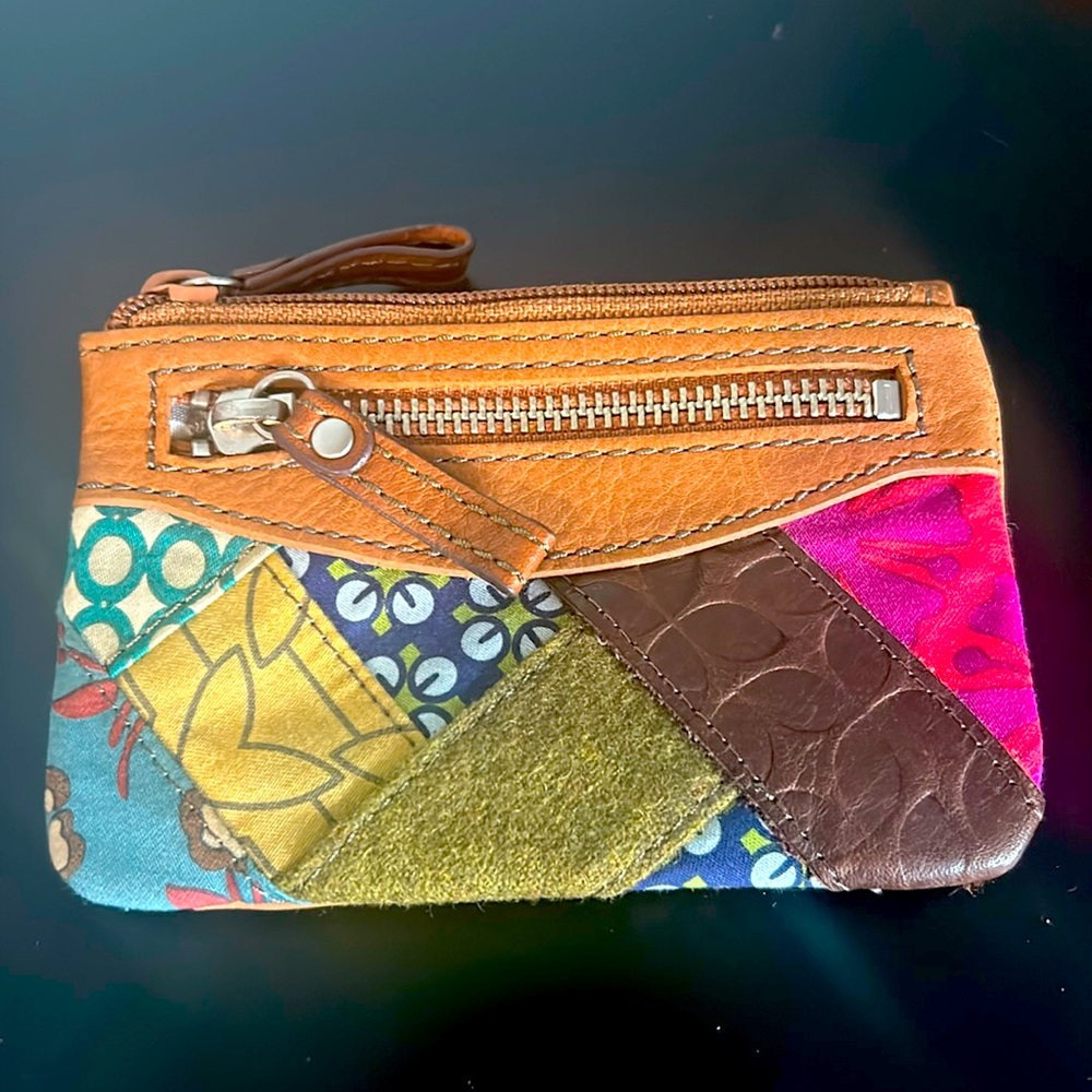 Fossil Patchwork Leather Wallet